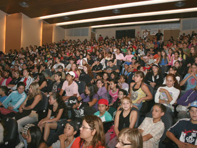 Alunos de escolas municipais e estaduais participaram do evento