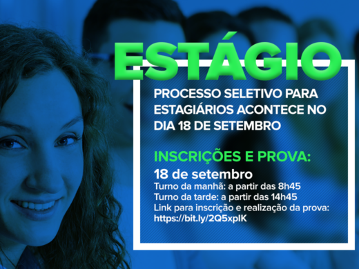 Processo seletivo para estagiários acontece hoje