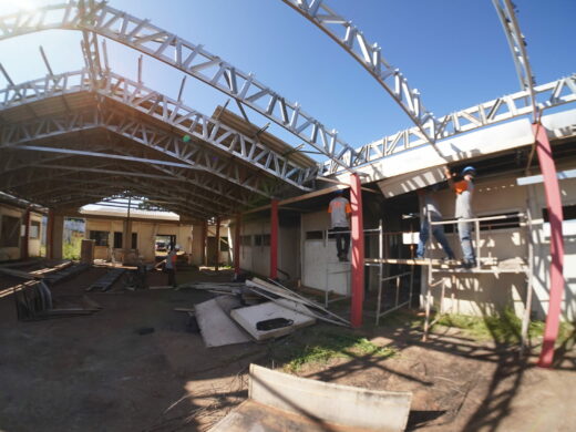 <strong>Obras na Escola de Educação Infantil do Parque do Sol são retomadas</strong>
