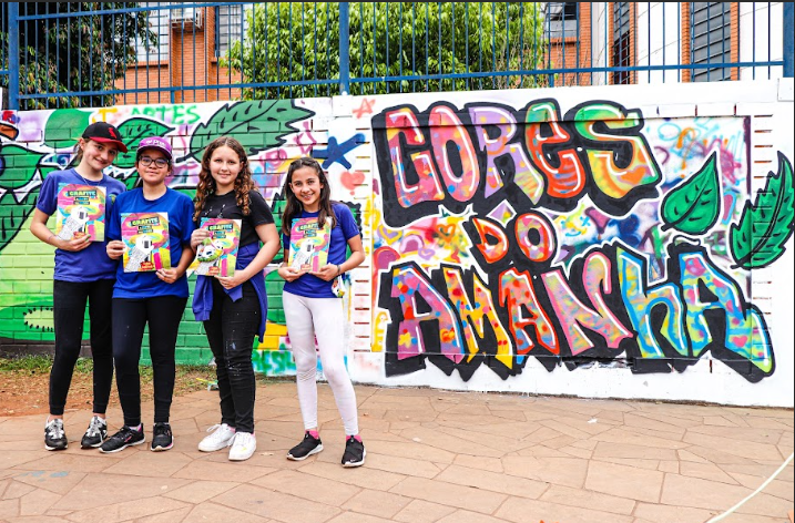 Iniciativa sociocultural realiza pintura de grafite em escolas municipais de Passo Fundo 