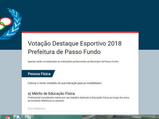 Comunidade poderá eleger Destaque Esportivo
