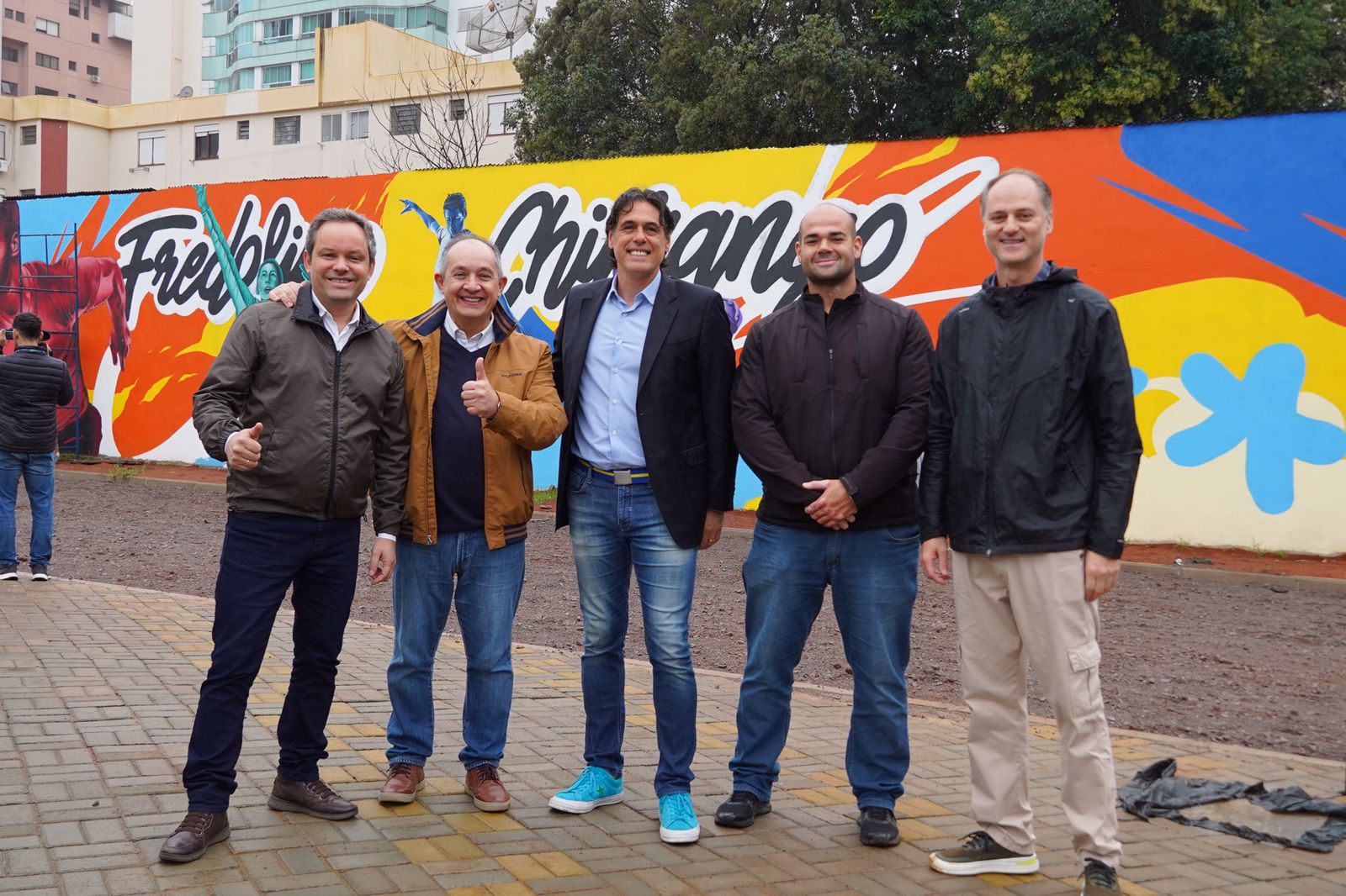 Obras no novo Centro de Esporte e Lazer Fredolino Chimango estão na reta final