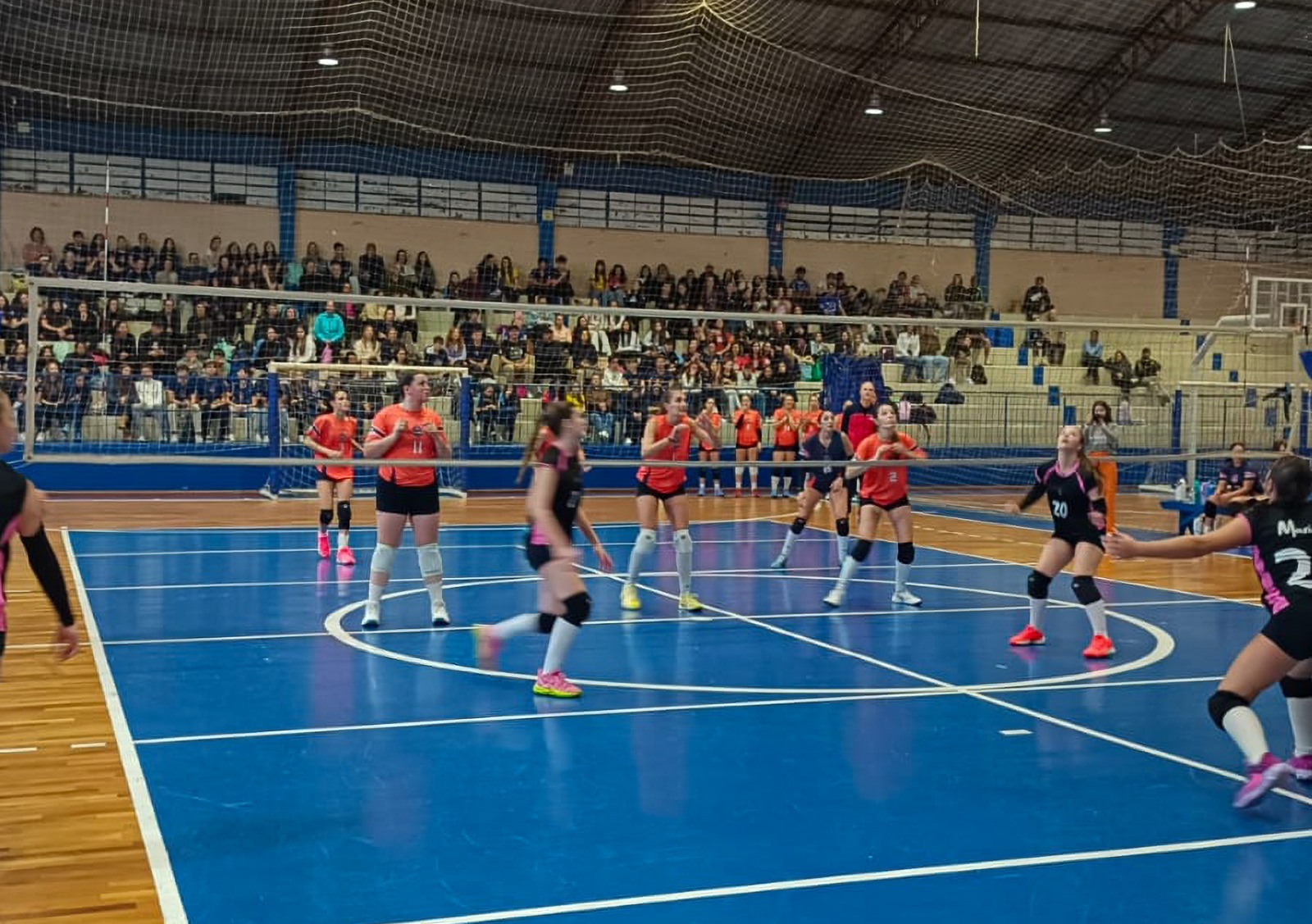 Campeonato Municipal de Voleibol de Base é aberto com participação de 25 equipes em Passo Fundo
