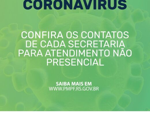 Mudança no atendimento das secretarias