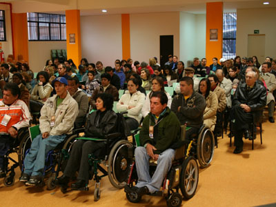 Cadeirantes, entre outros, lotaram auditório para acompanhar Conferência