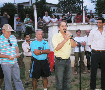 Vice-prefeito, Corralo (c) destacou a importância do campeonato