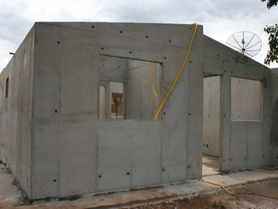 Casas como essa serão entregues até maio