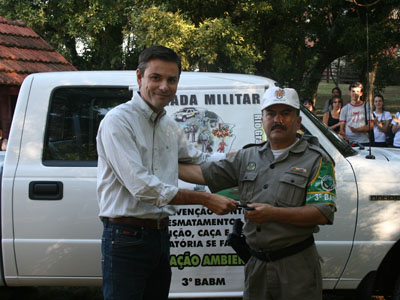 Batalhão Ambiental recebeu viatura