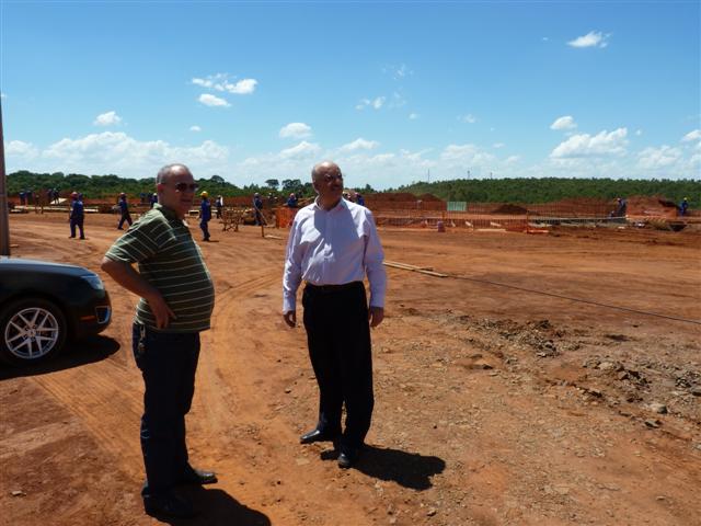 Obras de construção da Ambev