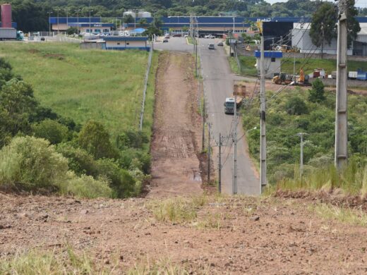 Iniciadas obras de asfalto no Distrito Industrial