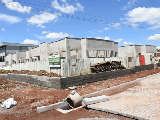 Avançam obras da nova escola do bairro Santa Maria