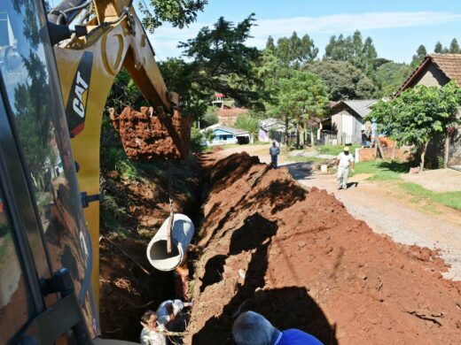 Obras começam no Loteamento Santa Rita