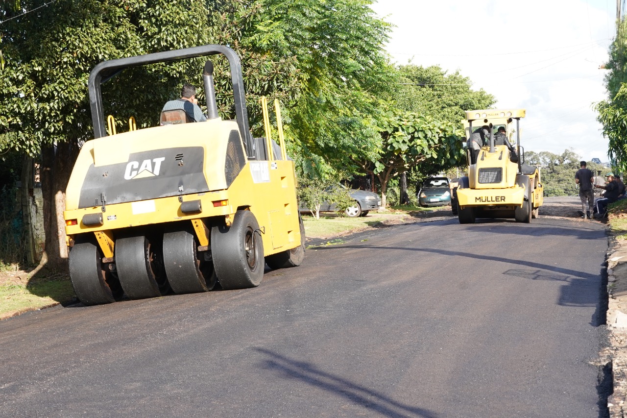 “Minha Rua com Asfalto” alcança 160 quadras de ruas