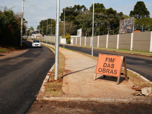 Revitalização da Avenida Araucária, na Roselândia, está na reta final