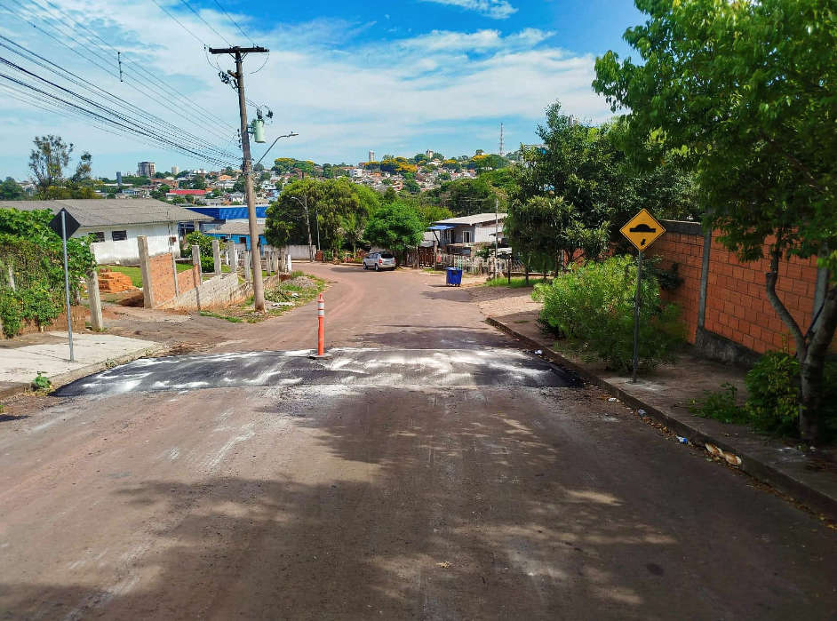 Secretaria de Segurança instala novos redutores de velocidade em bairros de Passo Fundo
