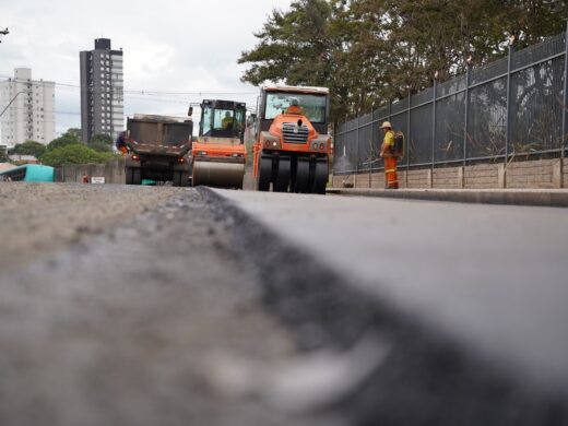 Prefeitura: obra no Distrito Industrial Invernadinha avança e atinge 33% de execução
