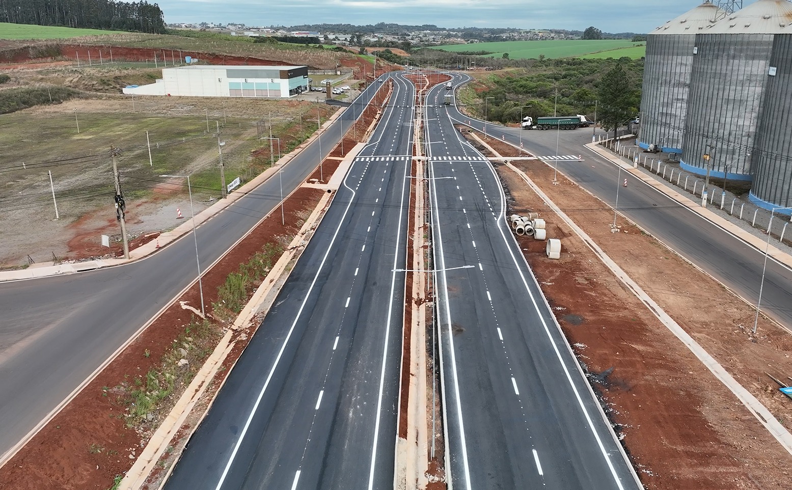 Trevo do Distrito Industrial Valinhos entra na fase final e será entregue nos próximos dias