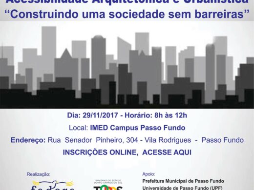 ﻿Inscrições para fórum sobre acessibilidade