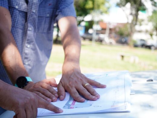 <strong>Medições dos canteiros e planejamento do trânsito marcam início das obras do Parque Linear da Avenida Brasil</strong>