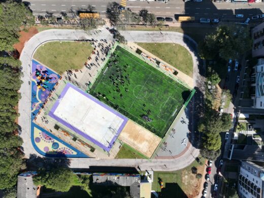 Prefeito Pedro Almeida e governador Eduardo Leite inauguram Centro de Esporte e Lazer Fredolino Chimango