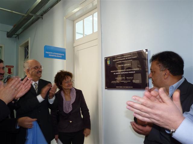 Placa foi descerrada durante a solenidade