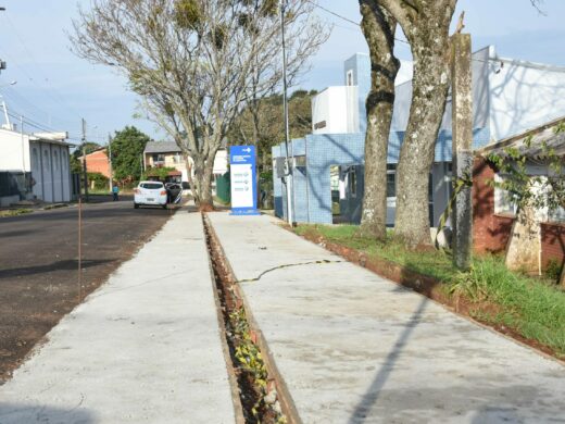 Construção de passeio público na UBS da Planaltina