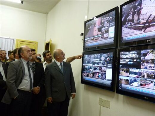 Sala de videomonitoramento e viaturas foram entregues nesta sexta