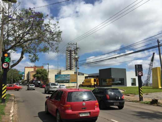 Lombadas eletrônicas em funcionamento