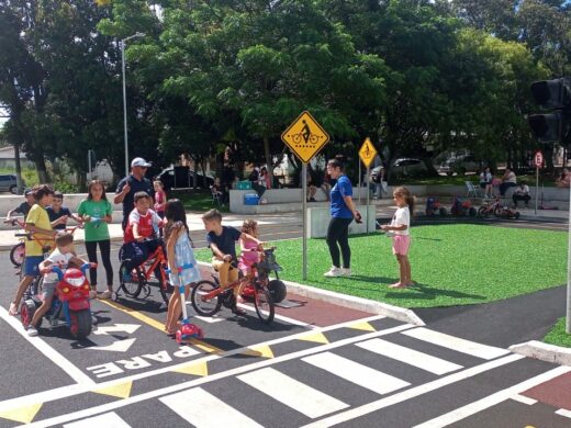 Colônia de Férias da Escola Pública de Trânsito envolve 166 crianças