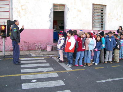 Escolinha, instalada na Guarda, é outro ponto de aprendizado para alunos das escolas