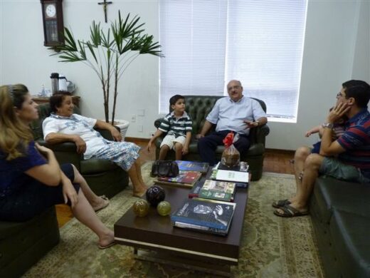 Prefeito recebe visita especial de natal
