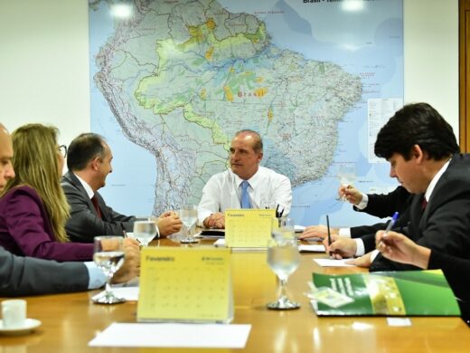 Comitiva da Jornada recebida por Onyx Lorenzoni