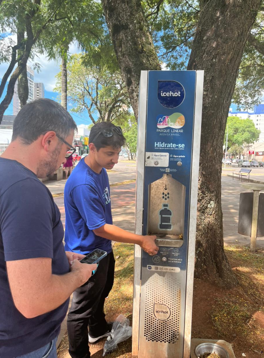 Prefeitura: Estações de hidratação passam por manutenção e higienização