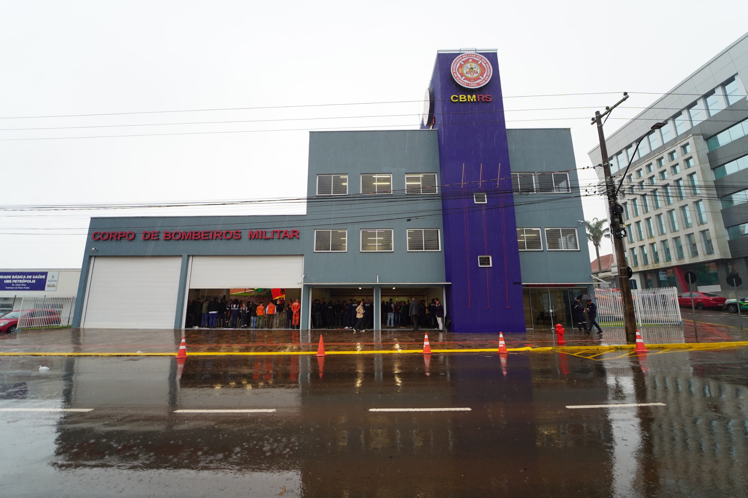 Passo Fundo inaugura novo quartel do Corpo de Bombeiros no bairro Petrópolis