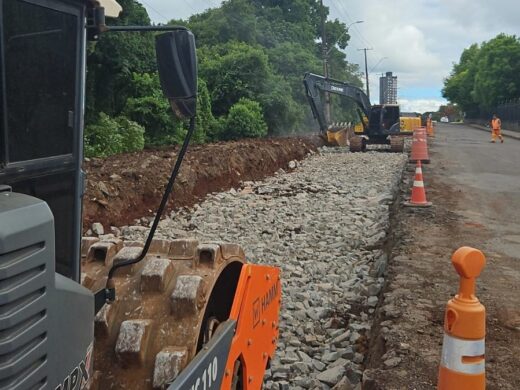 Obra no Distrito Industrial Invernadinha avança com 30% de execução