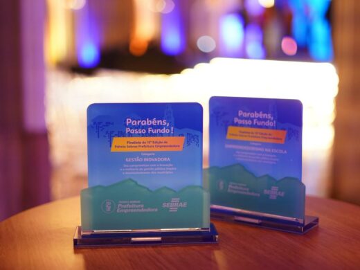 Passo Fundo recebe Prêmio Sebrae Prefeitura Empreendedora