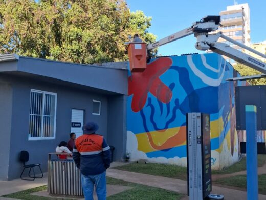 Prefeitura realiza manutenção preventiva das estações meteorológicas do município