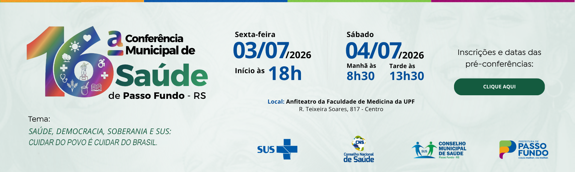 16ª Conferência Municipal de Saúde