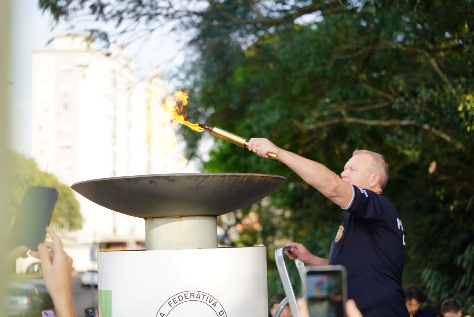 Fogo Simbólico da Pátria chega a Passo Fundo e marca início das celebrações cívicas