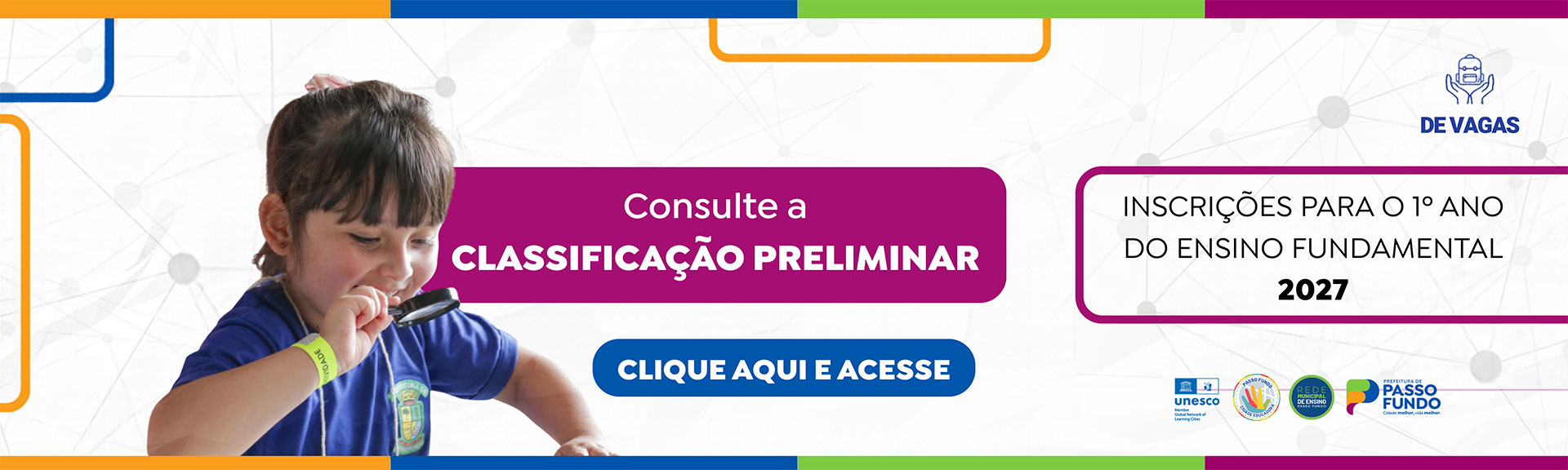 Inscrições 1º Ano 2027