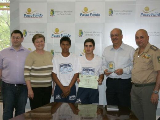 Bombeiro Mirim de Passo Fundo é o melhor do Estado