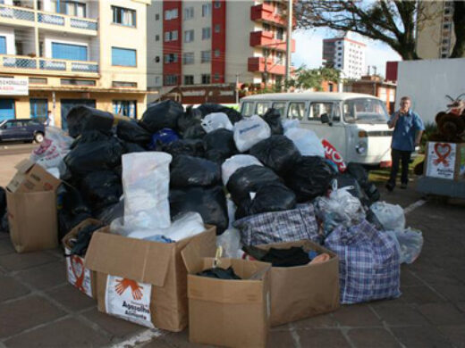 Agasalho: fim da campanha e início da distribuição