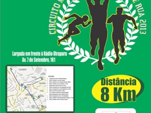 Primeira etapa do Campeonato Municipal de Corrida de Rua acontece no domingo