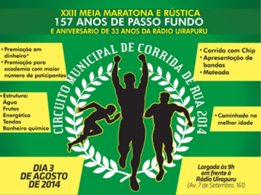 Último dia de inscrições para a XXII Meia Maratona e Rústica