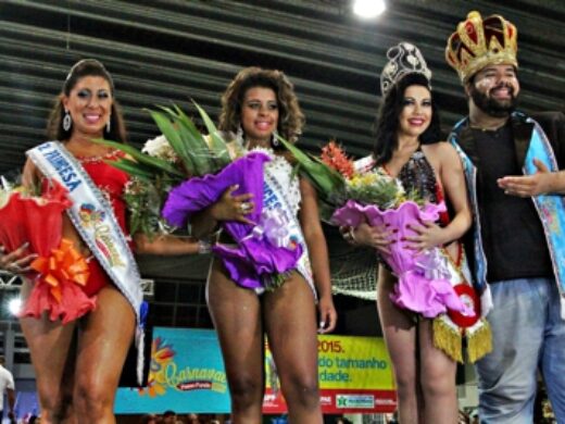 Eleita a Corte do Carnaval 2015 em Passo Fundo