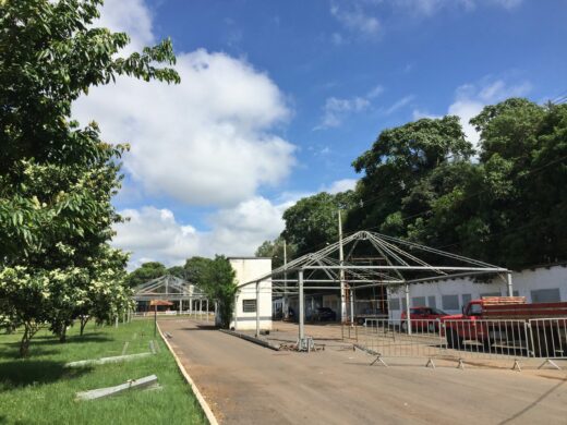 Infraestrutura para o XVII Rodeio Internacional