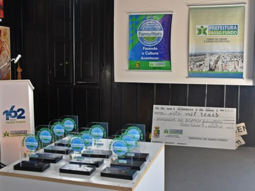 Prefeitura premia vencedores do Funcultura