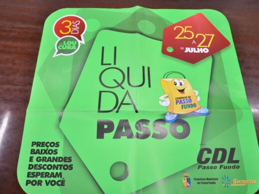 Liquida Passo começa no dia 25 de julho