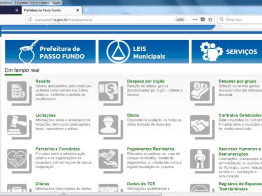 Novo Portal da Transparência da Prefeitura