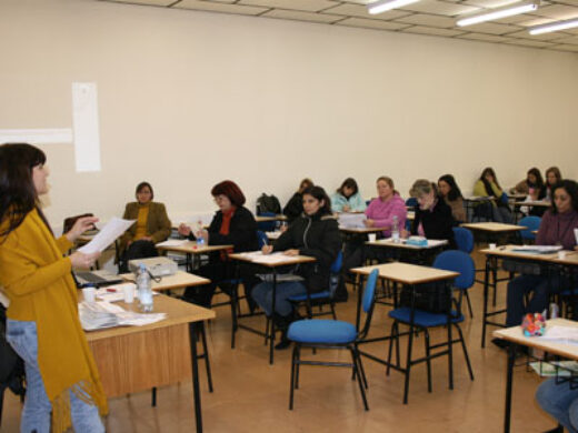Professores com grande participação em oficinas